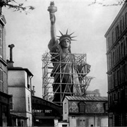 Construction of the Statue of Liberty 1886