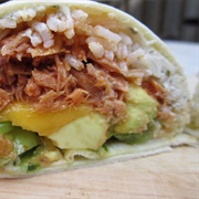 Avocado Tuna Burrito