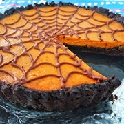 Spooky PB Oreo Pumpkin Pie
