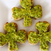 Shamrock Shaped Toast