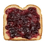 Toast With Grape Jelly