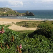 Three Cliffs Bay, Gower Peninsula, Wales