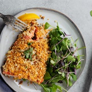 Dried Onion Crusted Salmon