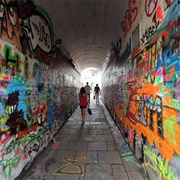 Graffiti Street, Ghent, Belgium