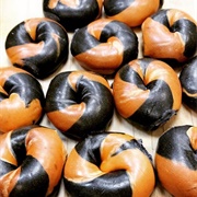 Halloween Bagels