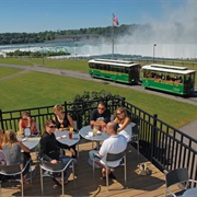 Eat at "Top of the Falls", NY
