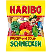 Haribo Frucht- Und Cola-Schnecken