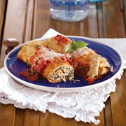 Beef and Spinach Crepe