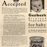 Gerber's Strained Vegetables