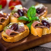 Anchovy Canapes