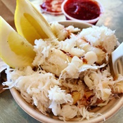 Crab Cocktail at Fisherman's Wharf