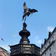 Shaftesbury Memorial Fountain, Piccadilly Circus, London