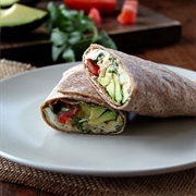 Avocado Tomato Burrito
