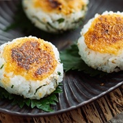 Sweet Rice Cakes Roasted With Miso Paste