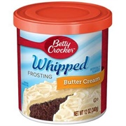 Betty Crocker Whipped Buttercream Frosting