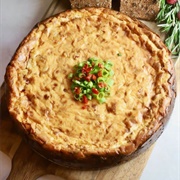Savory Havarti and Sun-Dried Tomato Cheesecake