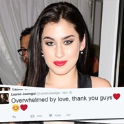 Lauren Jauregui (Bisexual/Sexually Fluid, She/Her)