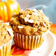 Pumpkin Oatmeal Muffins