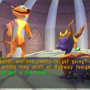Spyro at Subway