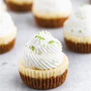 Mini Key Lime Cheesecakes