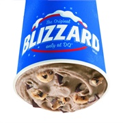 Double Fudge Cookie Dough Blizzard