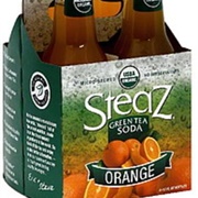 Steaz Green Tea Soda Orange