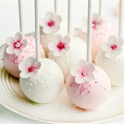 Cherry Blossom Cake Pop