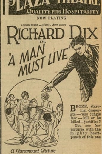 A Man Must Live (1925)