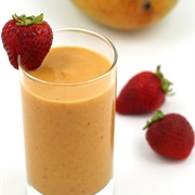 Apple, Mango, Strawberry, Yogurt and Ginger Smoothie