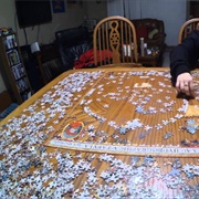 Complete a 2000 Piece Jigsaw Puzzle
