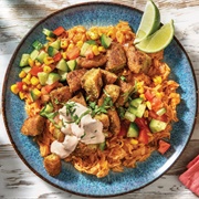 Mexican Falafel + Rice Salad