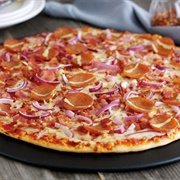 Spicy Meat Feast Pizza