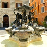 Fountain of the Turtles, Piazza Mattei, Rome, Italy
