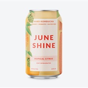 Juneshine Hard Kombucha Hopical Citrus