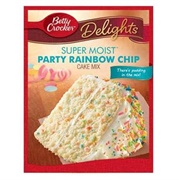 Betty Crocker Rainbow Chip Cake