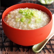 Rice Porridge With Chicken Broth