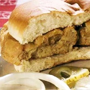 Fried Brain Sandwich