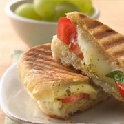 Cheese Tomato Basil Panini