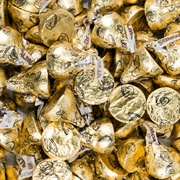 Gold Hershey Kisses