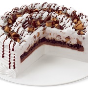 Reese's Peanut Butter Cups Blizzard Cake