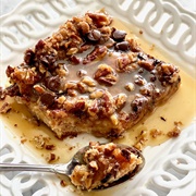 Chocolate Chip Brioche Bread Pudding