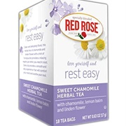 Red Rose Sweet Chamomile Tea