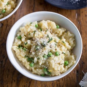 Pea and Parmesan Risotto
