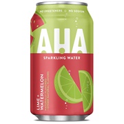 AHA Sparkling Water Lime + Watermelon