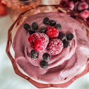 Vegan Raspberry Cheesecake Dessert Hummus