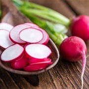Sliced Radish