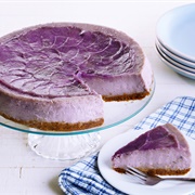 Creamy Ube Cheesecake