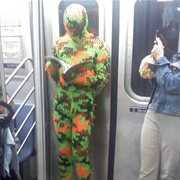 Subway Camo-Man