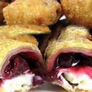 Cherry Cheesecake Egg Rolls