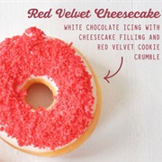 Dunkin' Donuts Red Velvet Cheesecake Donut